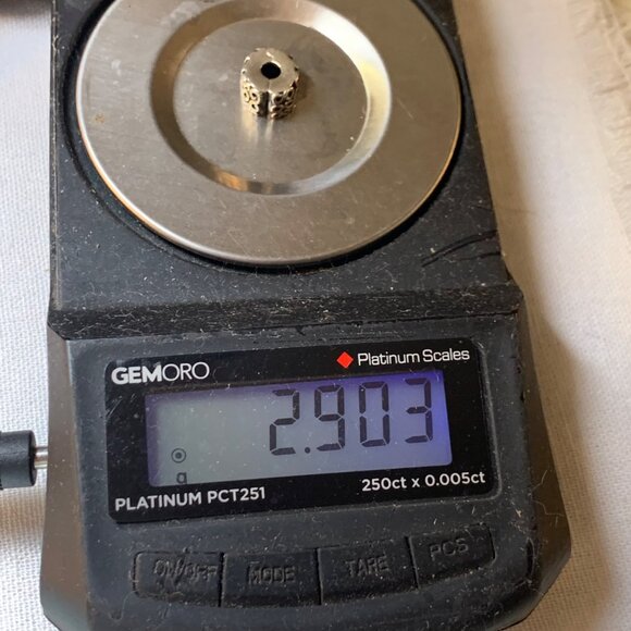 VTG Pandora Solid Sterling Silver 925 Hinged Scroll Snap On Charm One Size - Picture 7 of 7